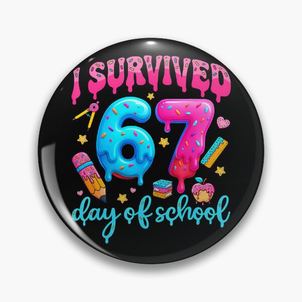 Item preview, I Survived 67 Days Of School Six Seven Meme Teacher Student designed and sold by MadalynKiehn.