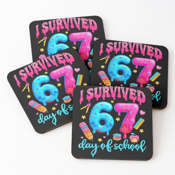 Item preview, I Survived 67 Days Of School Six Seven Meme Teacher Student designed and sold by MadalynKiehn.