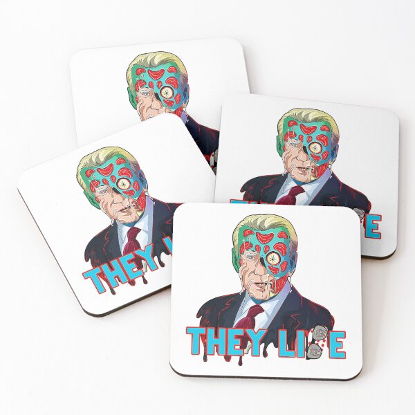 Item preview, They Live Political Figure Mask Illustration designed and sold by DonnaBradsha.