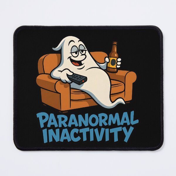 Item preview, Funny Paranormal Inactivity Lazy Ghost on Couch designed and sold by André Botes.