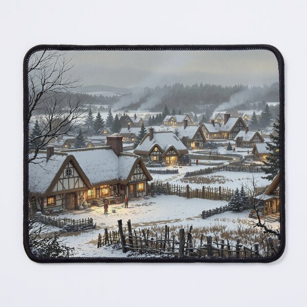 Item preview, Celtic village under the snow designed and sold by jefboutique6150.