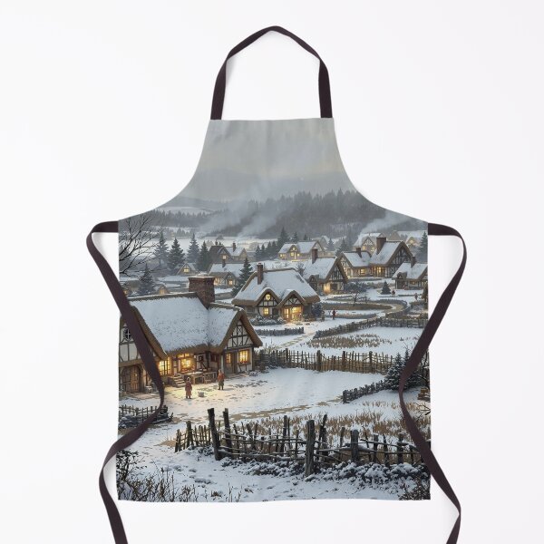 Item preview, Celtic village under the snow designed and sold by jefboutique6150.