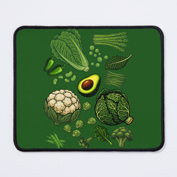 Item preview, Vibrant Green Vegetable Collection designed and sold by LineArtNordic.