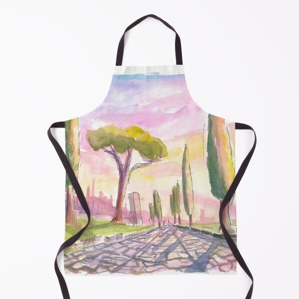 Item preview, Ancient Via Appia Road Beneath Soft Mediterranean Light designed and sold by artshop77.