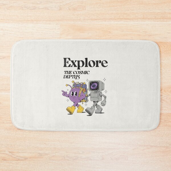 Item preview, Explore Cosmic Depths Retro Alien Robot Sci-Fi Art designed and sold by HoopeStylee.