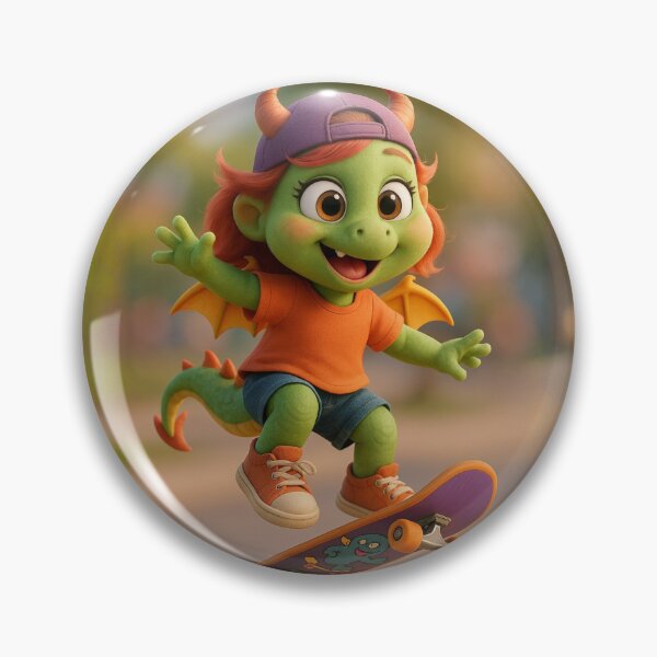Item preview, Skater Dragon Girl designed and sold by Sillytoe.