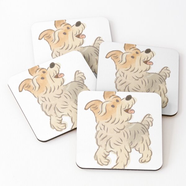 Item preview, Smiling Biewer Yorkshire Terrier on a Walk designed and sold by hurrieup.