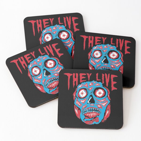 Item preview, They Live Red Stylized Screaming Alien Face designed and sold by DonnaBradsha.