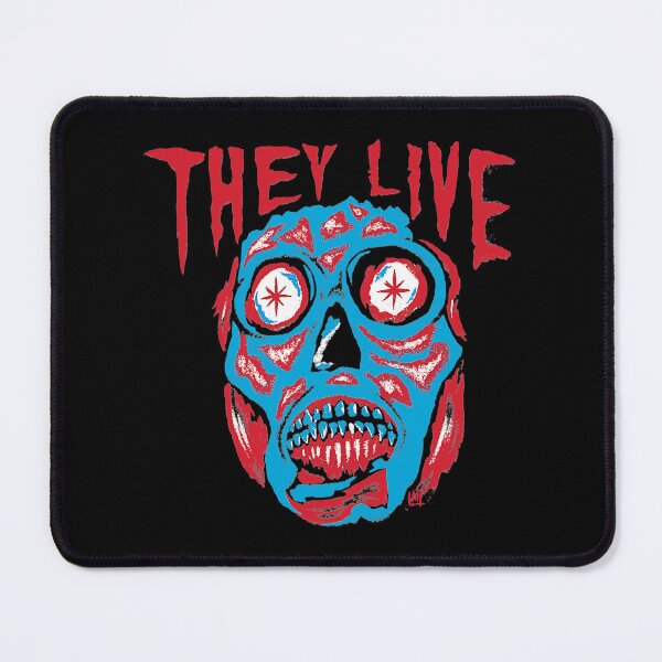 Item preview, They Live Red Stylized Screaming Alien Face designed and sold by DonnaBradsha.