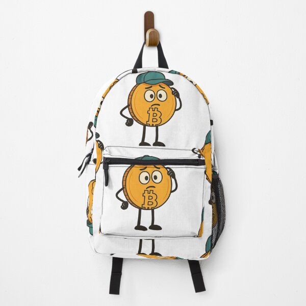 Item preview, Crypto Cartoon Sticker – Funny Bitcoin Character designed and sold by Byarasstudio.