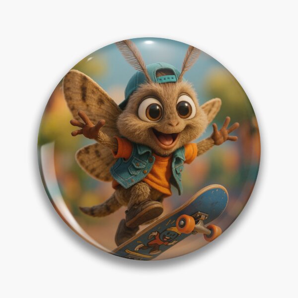 Item preview, Skater Dried Fruit Moth designed and sold by Sillytoe.