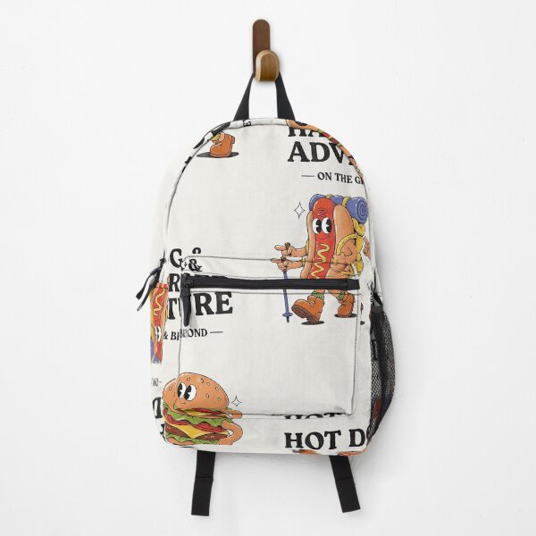 Artikelvorschau, Hotdog-Hamburger-Abenteuer auf dem Grill Retro entworfen und verkauft von HoopeStylee.