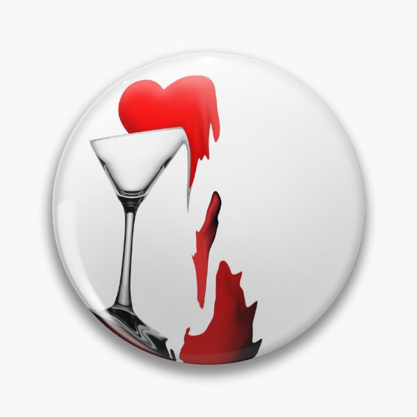 Item preview, Heart full of love dripping out of a martini glass  designed and sold by Deafvisionary.