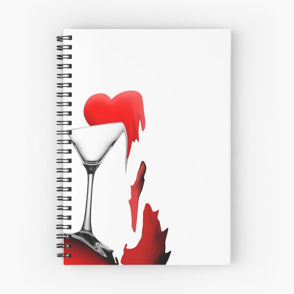 Item preview, Heart full of love dripping out of a martini glass  designed and sold by Deafvisionary.