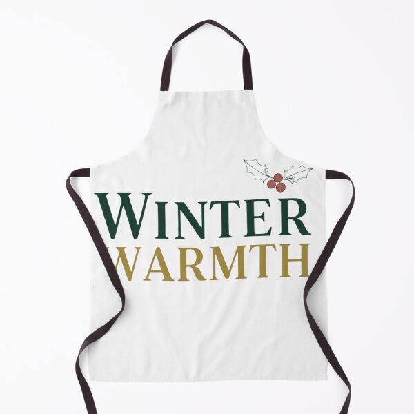 Item preview, Winter Warmth - Classic Holly Berries Minimalist Holiday Text Art designed and sold by VandalMuse.