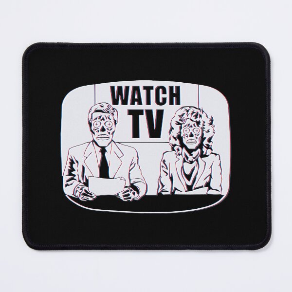 Item preview, They Live Retro TV Anchors Line Drawing designed and sold by DonnaBradsha.