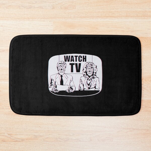 Item preview, They Live Retro TV Anchors Line Drawing designed and sold by DonnaBradsha.