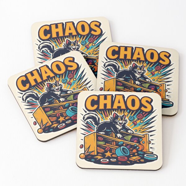 Item preview, Chaos Cat – Shelf Destroyer designed and sold by MiLaKK.