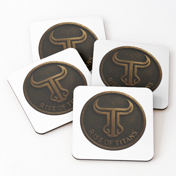 Item preview, Rise of Titans – Ancient Gold Emblem with Taurus-T Symbol designed and sold by TES TOSTE RON.