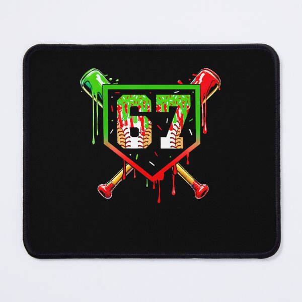 Item preview, Baseball Ice Cream Drip Number 67 Player 6 7 Christmas Pjs designed and sold by MadalynKiehn.