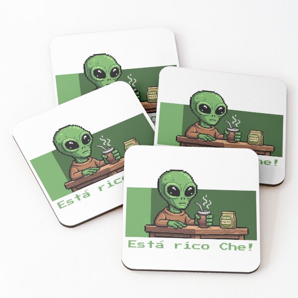 Item preview, "Está rico Che!" - Argentine Alien Mate designed and sold by KiwiRider.