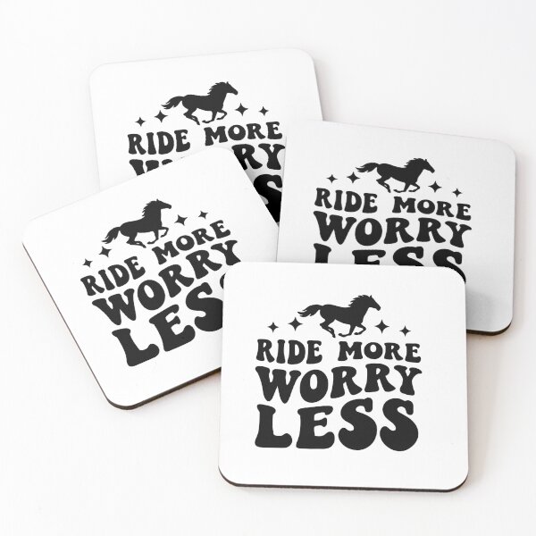 Item preview, Ride More Worry Less — Horse Lover Quote designed and sold by artcultreone.