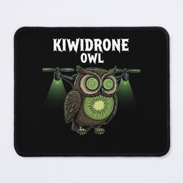 Item preview, Kiwidrone Owl - The Flying Sweet Predator! designed and sold by PunchText designs.
