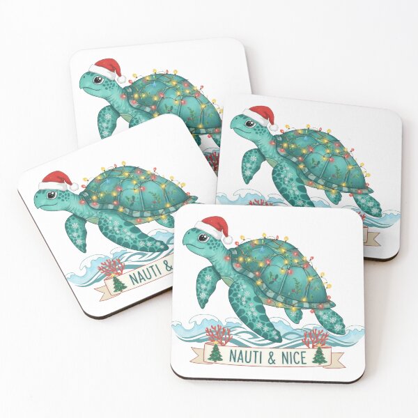 Item preview, Nauti and Nice Tangled Lights Sea Turtle designed and sold by zoughlal.