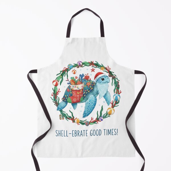 Item preview, Shell-ebrate Good Times Christmas Stocking Turtle designed and sold by zoughlal.