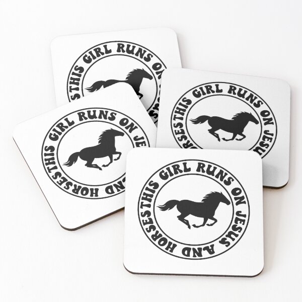 Item preview, This Girl Runs on Jesus and Horses designed and sold by artcultreone.