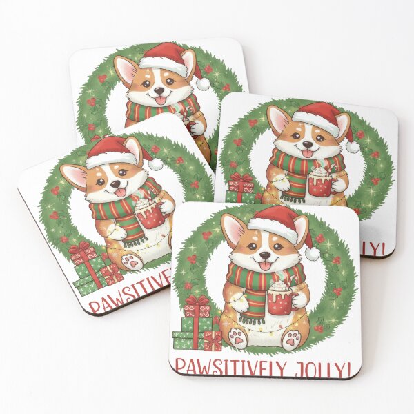 Item preview, Pawsitively Jolly Corgi Hot Cocoa designed and sold by zoughlal.