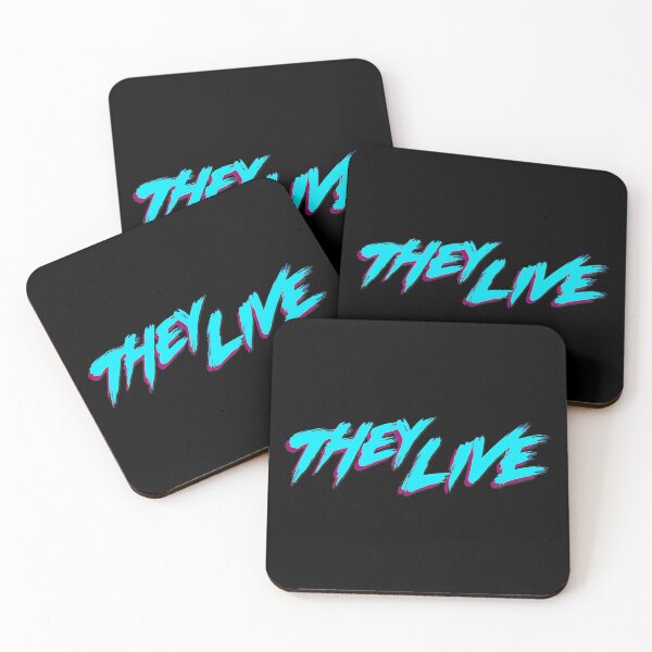 Item preview, They Live Retro Gradient Title Lettering designed and sold by DonnaBradsha.