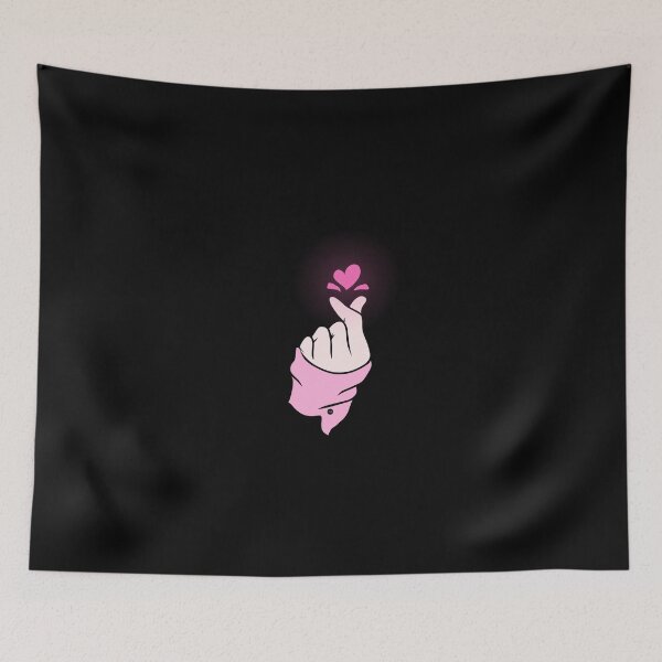 Item preview, Saranghae gesture (fo) designed and sold by XUSRedbubble.