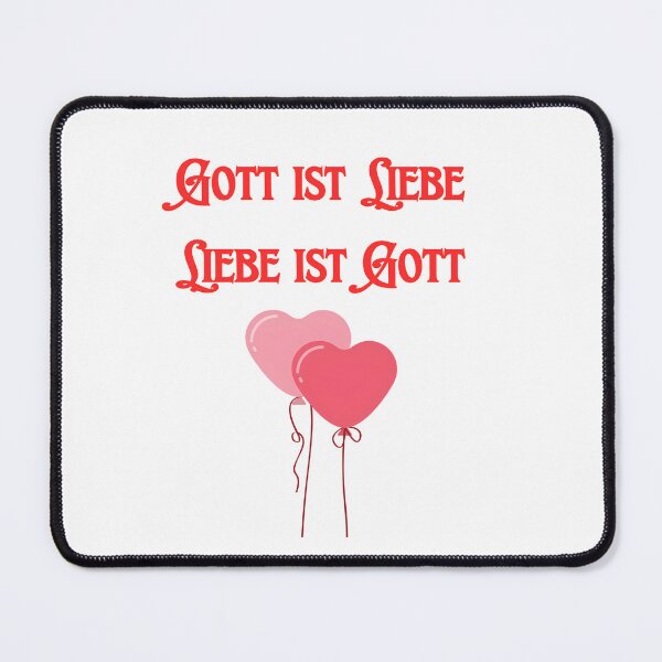 Item preview, Gott ist Liebe Liebe ist Gott Herz-Ballon Design Weihnachtsgeschenk T-Shirt Sticker designed and sold by Zayferd Art Gallery.
