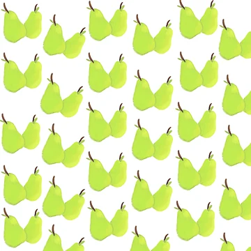 Artwork thumbnail, Pears Pattern by cadstudios