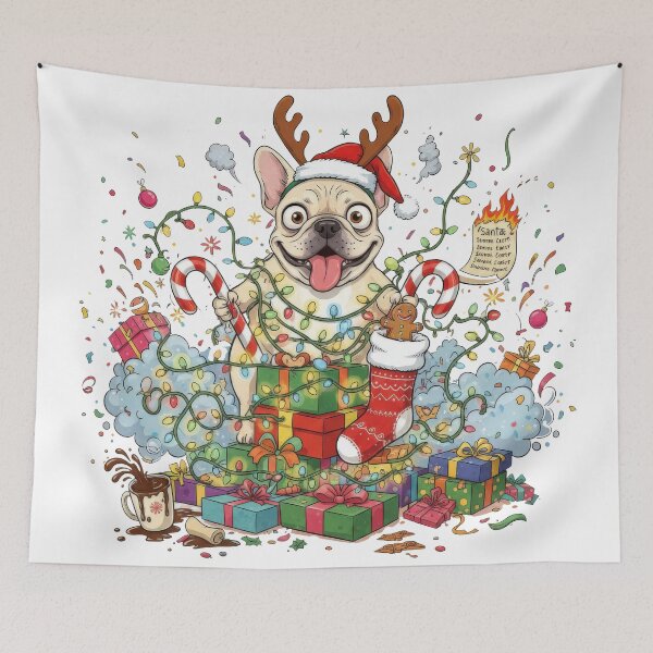 Item preview, Frenchie Chaos List On Fire designed and sold by zoughlal.