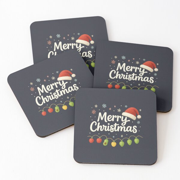 Item preview, Christmas Typography with Apple and Avocado Holiday Bulbs designed and sold by annenambiro.