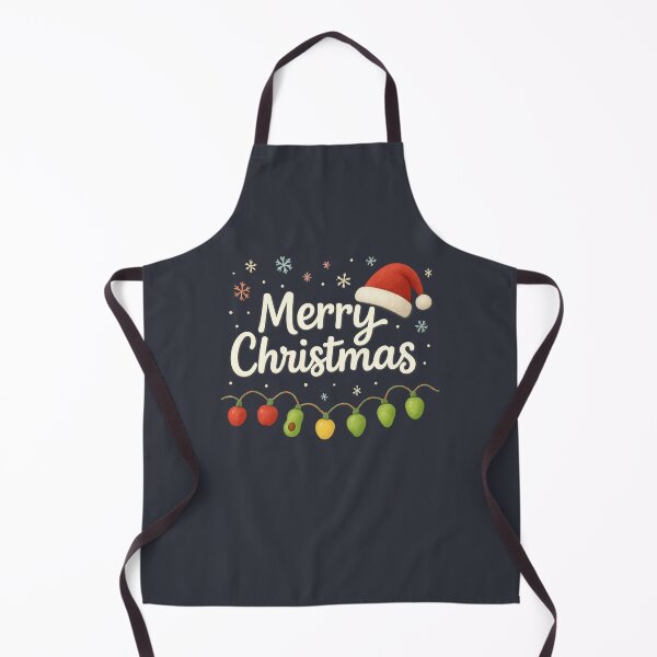 Item preview, Christmas Typography with Apple and Avocado Holiday Bulbs designed and sold by annenambiro.