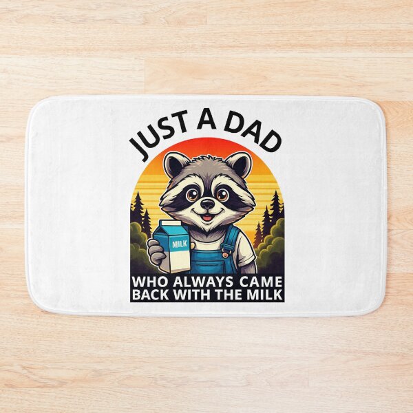 Item preview, Just a Dad Who Always Came Back With the Milk — Funny Dad Humor designed and sold by artcultreone.