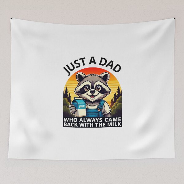 Item preview, Just a Dad Who Always Came Back With the Milk — Funny Dad Humor designed and sold by artcultreone.