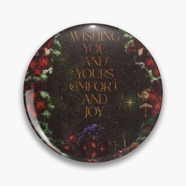Item preview, Dark Academia Holiday Wreath: Wishing You Comfort and Joy (If You’ve Been Good-ish) designed and sold by Monica Laipple.