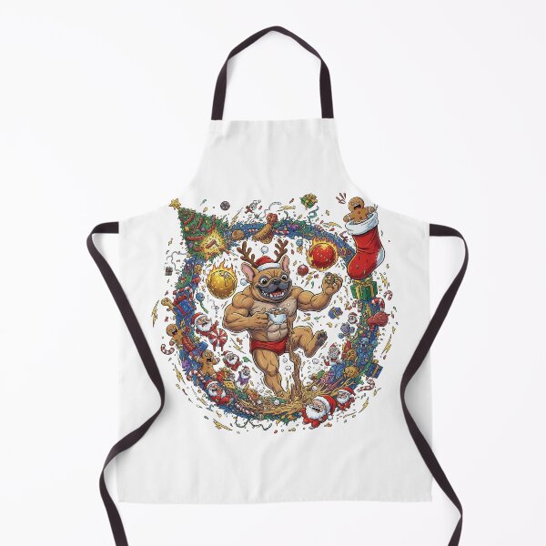 Item preview, Buff Dog Christmas Gym Bro designed and sold by zoughlal.