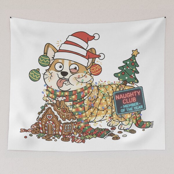 Item preview, Naughty Club Member of the Year Corgi designed and sold by zoughlal.