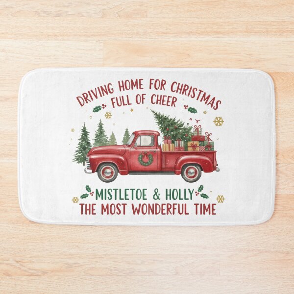 Item preview, Driving Home For Christmas Red Truck designed and sold by zoughlal.