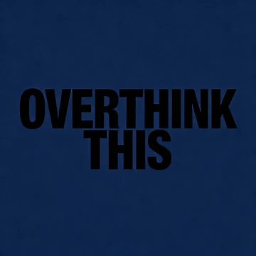 Artwork thumbnail, Overthink this by RIsCD