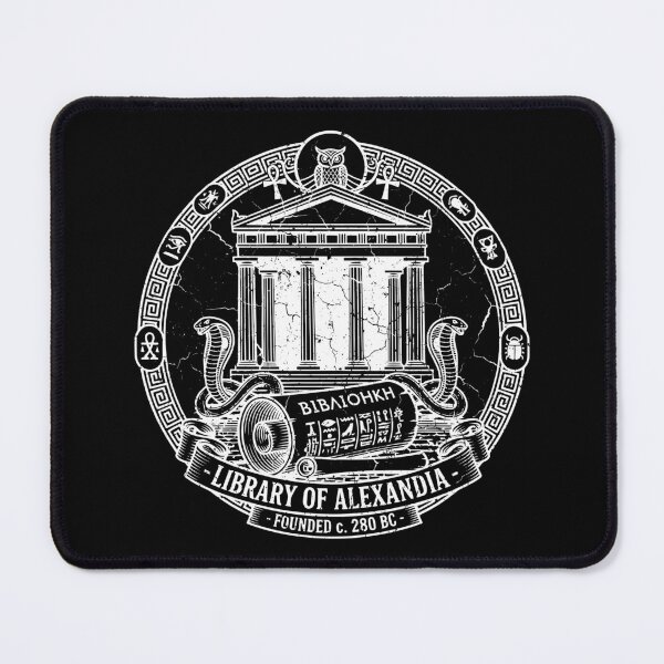 Item preview, Library Of Alexandria Ancient Book Lover Librarian Books designed and sold by GrandeDuc.