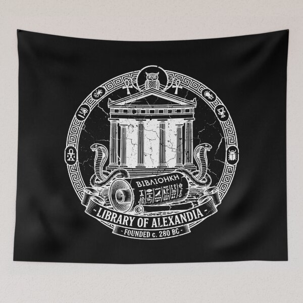 Item preview, Library Of Alexandria Ancient Book Lover Librarian Books designed and sold by GrandeDuc.