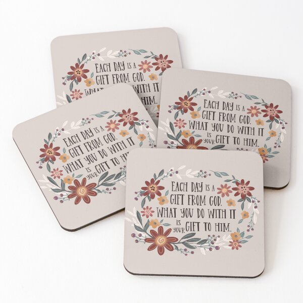 Item preview, Each Day  a Gift Quote designed and sold by Willow & Grace Designs.