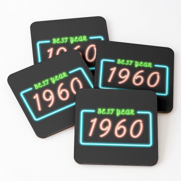 Item preview, BEST YEAR 1960 Neon Retro Design designed and sold by ArchersBoutique.