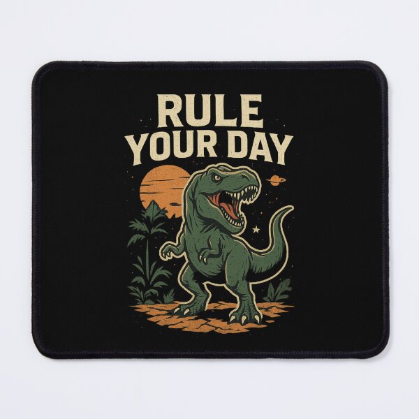 Item preview, Rule Your Day — Vintage T-Rex Power Design designed and sold by TendenciaImpressa.